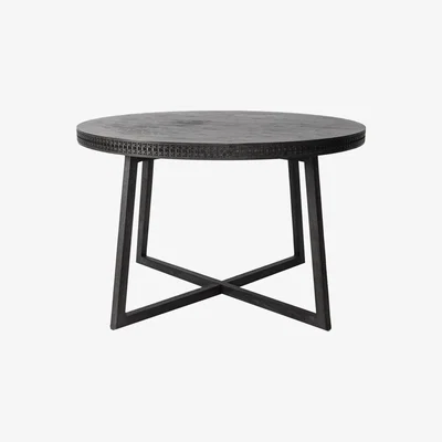 Perch and Parrow Sadie Round Dining Table in Charcoal
