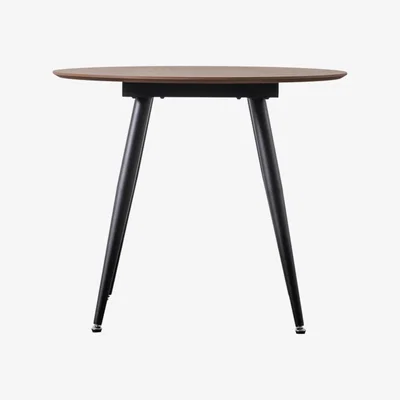 Perch and Parrow Round-Up Dining Table in Black