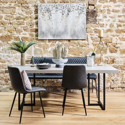 The Range Toledo Dining Table - Grey / 200cm