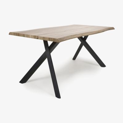 The Range Narvik Curved Dining Table - Medium Oak / 180cm