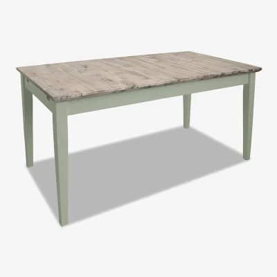The Range Florence Rectangular Extending Table - Sage Green