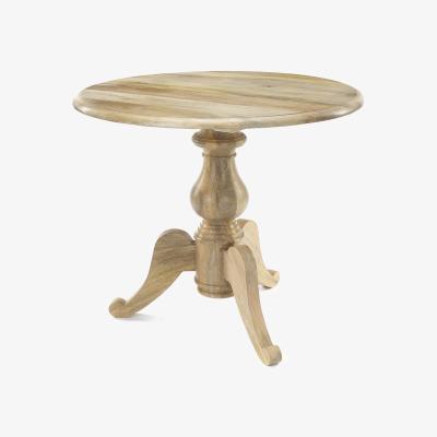 The Range Solid Wood Round Dining Table  - Brown
