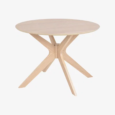 The Range I_Duncan Round Dining Table - White Oak