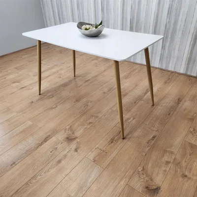 The Range Rectangle White Dining Table Modern Table Kitchen Dining Room Furniture - White