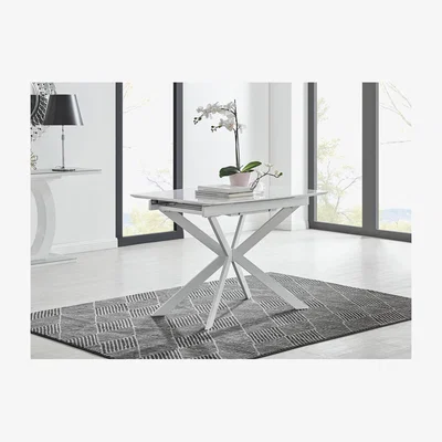 The Range LIRA Extending Table (120cm) - White