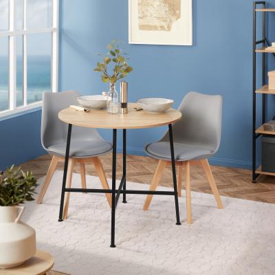 The Range Ennis Dining Table - Industrial Dark