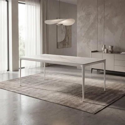 The Range Porto 1.8m White Dining Table - White
