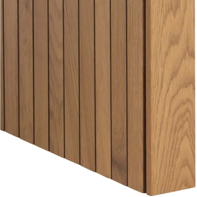The Range Bramblewig Oak Extendable Dining Table with Slatted Legs, Seats 6 - Natural