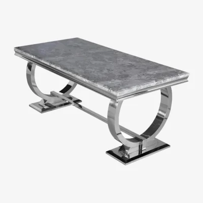 The Range Arrabella 2m Rectangular Dining Table - Grey