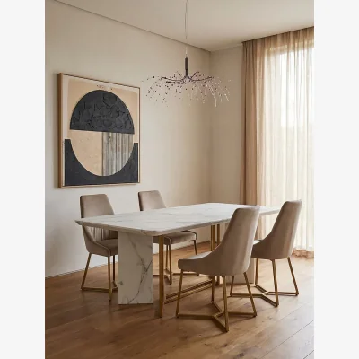 The Range Vieste Rectangular Dining Table - White