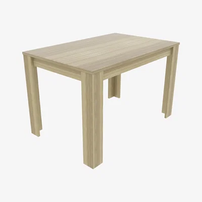 The Range Medina Wood Effect Dining Table - Oak / 4