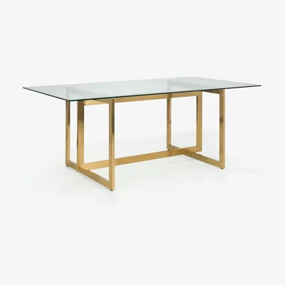 The Range Minori Dining Table - Gold