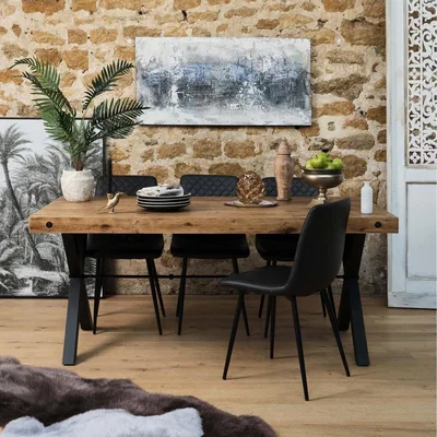 The Range Urban Dining Table - Brown / 180cm