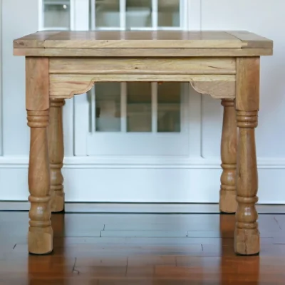 The Range Solid Wood Granary Butterfly Dining Table - Brown