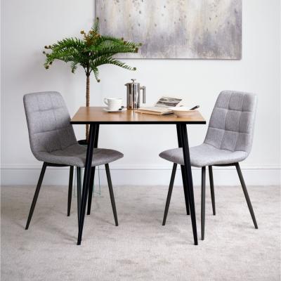 The Range Oscar Square Dining Table - Brown