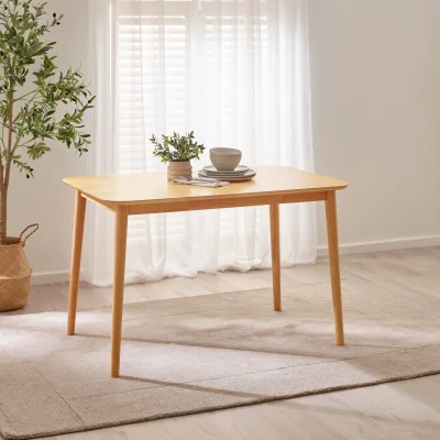 The Range Lynton Small Rectangular Kitchen Dining Table - Oak