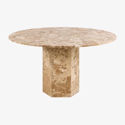 The Range Naxos Round Dining Table - Brown