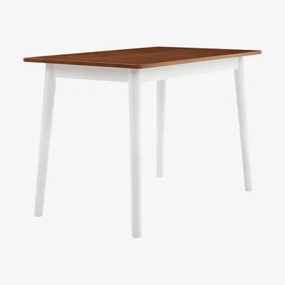 The Range Class Rectangular Dining Table - Reddish Brown