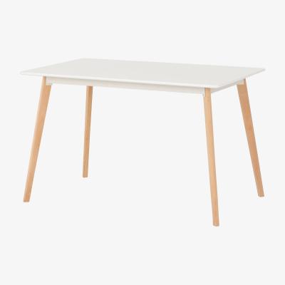 The Range Bendal Dining Table  - White and Beech