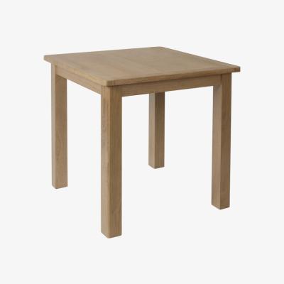 The Range Cambridge Fixed Top Table - Rustic Oak