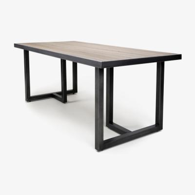 The Range Bergen Industrial Dining Table - Medium Oak / 180cm