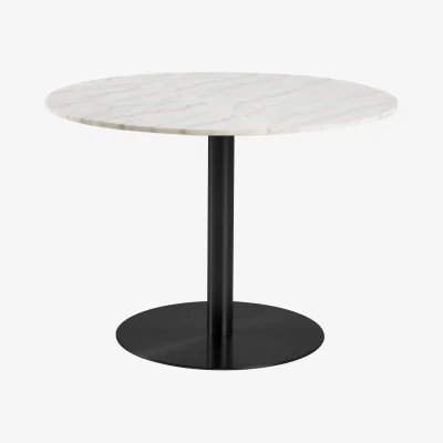 The Range Furniture To Go Corby Round Dining Table - Black