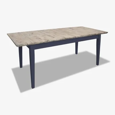 The Range Florence Rectangular Extending Table - Navy Blue