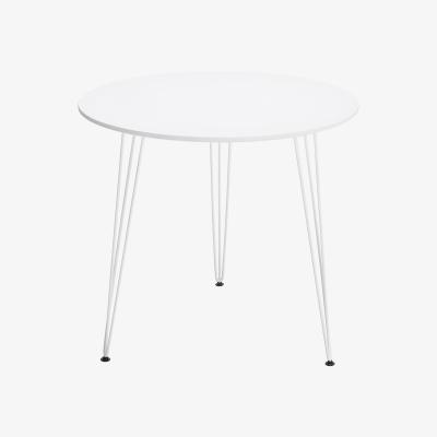 The Range Solid Dining Table  - White / Round