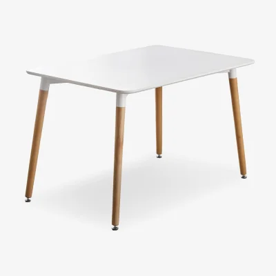 The Range Single Halo Rectangular Wooden Dining Table for Dining Room