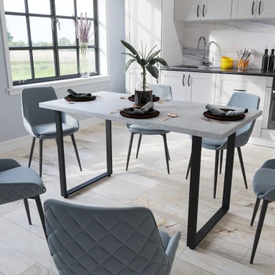The Range Shefa Line Seattle 120 cm Dining table  - Grey