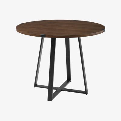 The Range Toronto Round Dining Table - Dark Walnut