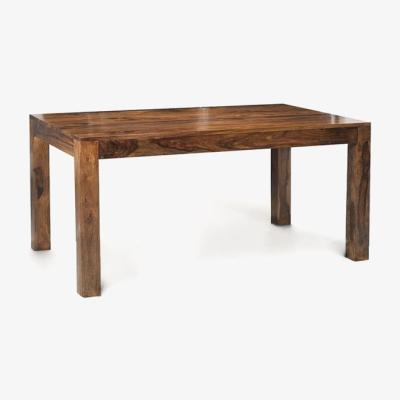 The Range Cube Indian Acacia Wood Dining Table - Rich Honey