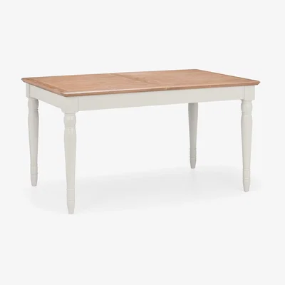 The Range Provence Extending Dining Table - Grey & Limed Oak