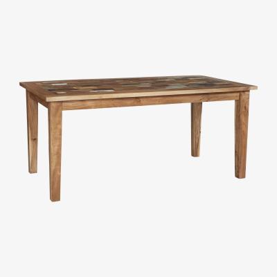 The Range Reclaimed Boat Large Dining Table - Multicolour