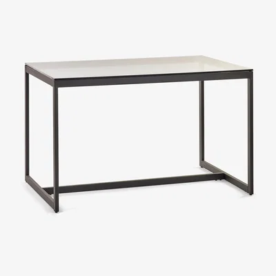 The Range Chicago Dining Table - Smoked Glass