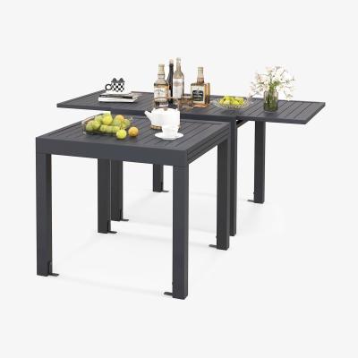 The Range Expandable Patio Dining Table - Grey