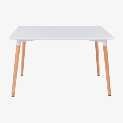 The Range Aspen Rectangular Dining Table - White & Beech