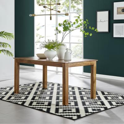 The Range Anders Honey Shade Mango Wood 6 Seat Dining Table - Honey