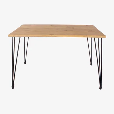 The Range Augusta rectangular dining table  - Antique wax pine / 20kg