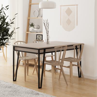 The Range Pal Modern Dining Table  - Mocha Grey