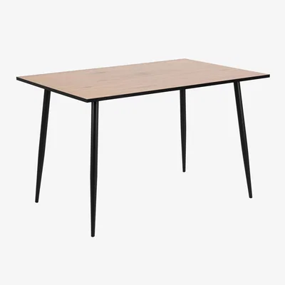 The Range Wilma Dining Table - Oak and Black