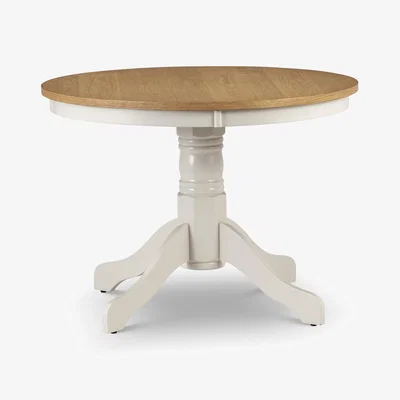 The Range Davenport Pedestal Table - White