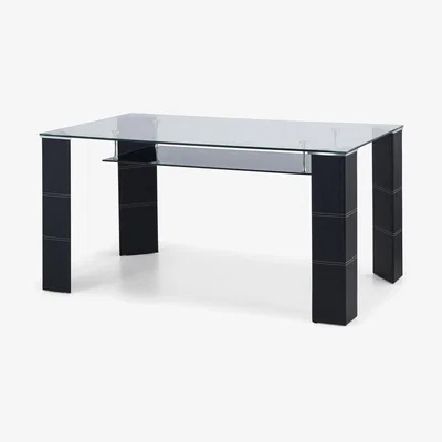 The Range Greenwich Glass Dining Table