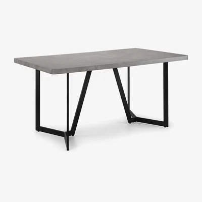 The Range Miller Dining Table - Concrete Effect