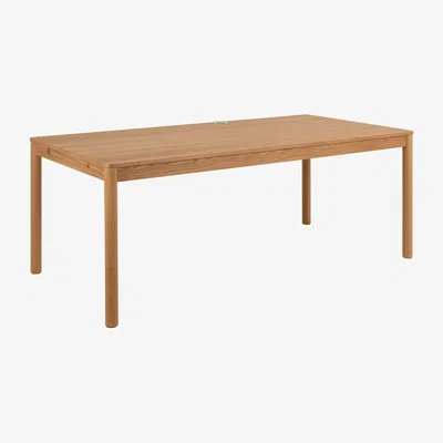 The Range Atlantic  Dining Table in Oak - Oak
