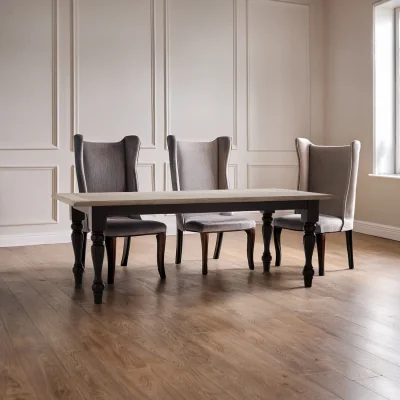 The Range Kensington Townhouse Dining Table - Black