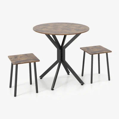 The Range Set of 3 Drop Leaf Dining Table