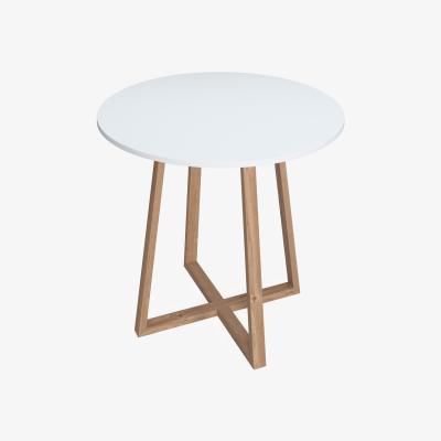 The Range Loom Round Dining Table Up To 4 People by Ruumstore - Opaque White