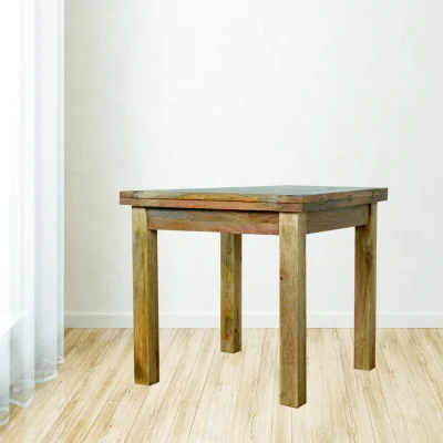 The Range Solid Wood Extendable Butterfly Dining Table - Brown