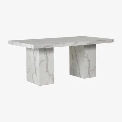 The Range Rome dining table - White